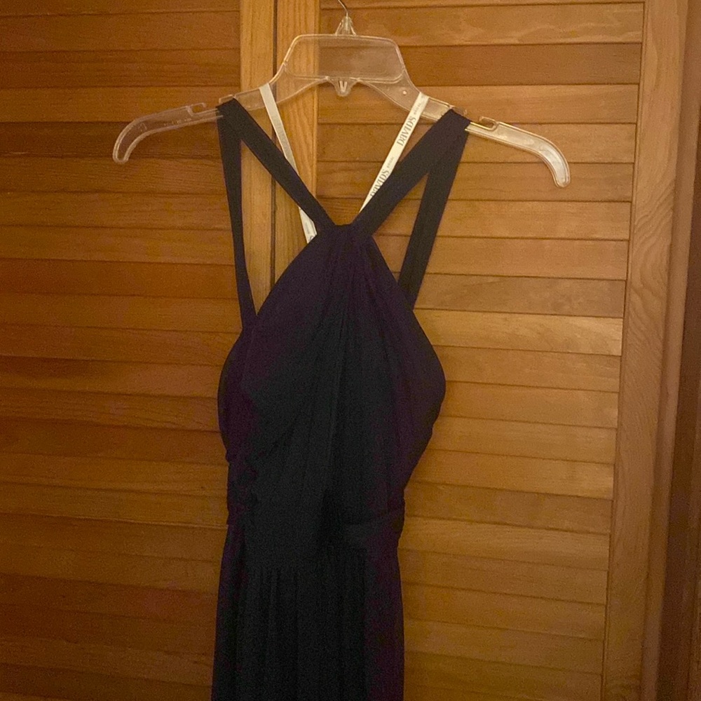 Bridesmaid Dress. navy. Worn once. Clean size 14
